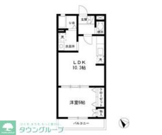 Sepia Court Fの物件間取画像